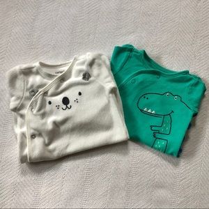 Carter’s Bear & Dinosaur Baby Bodysuit (3M)